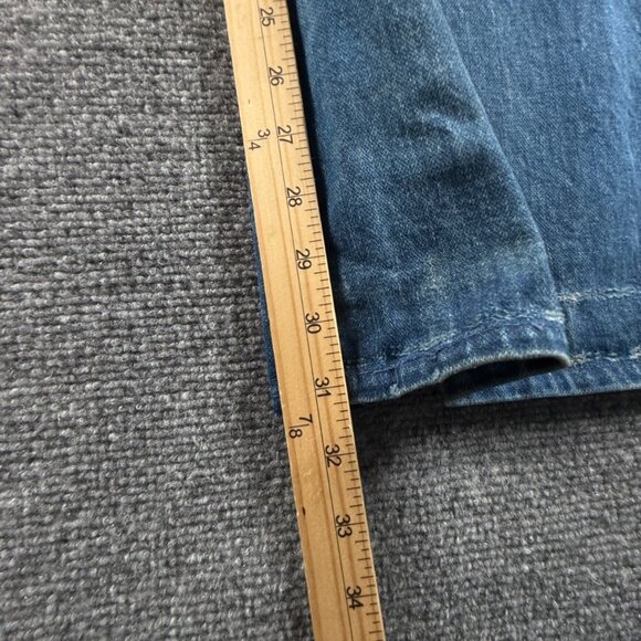 VTG Wrangler Bluebell Denim Jeans Scotland Made Flare Bell Bottom ACTL 28X31 - Picture 8 of 16